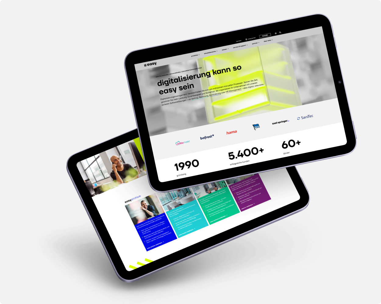 Bild einer Softwarelösung eines unserer Kunden.