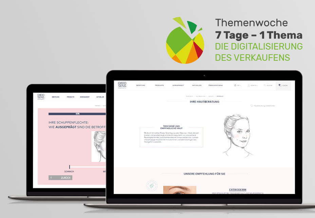 econsor Screen mit Beratungstool für Dadosens