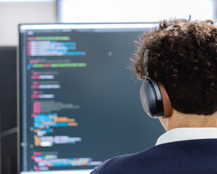 Arbeitsplatz eines Entwicklers