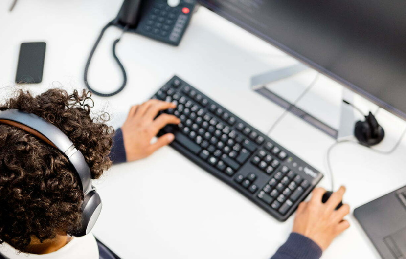 Arbeitsplatz eines Entwicklers