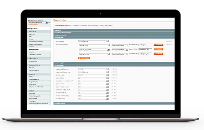 magento-text-image-macbook-2 Magento Schnittstelle Screenshot