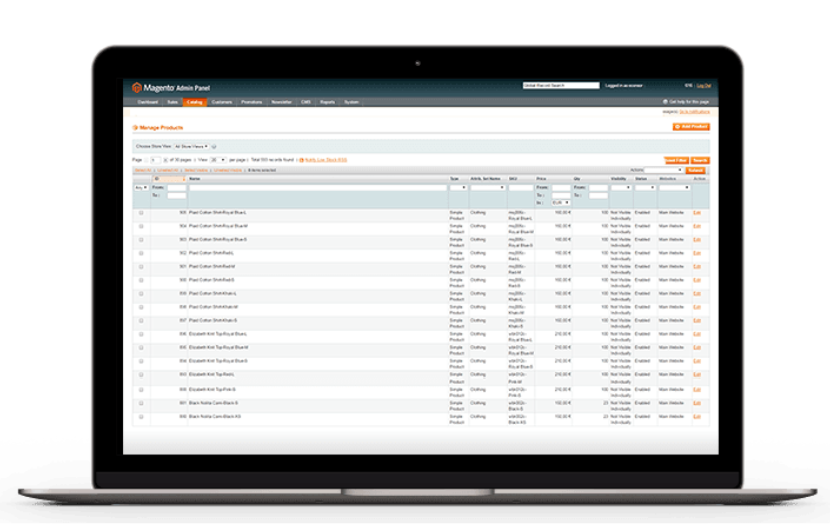 magento-text-image-macbook-3 Magento Schnittstelle Screenshot