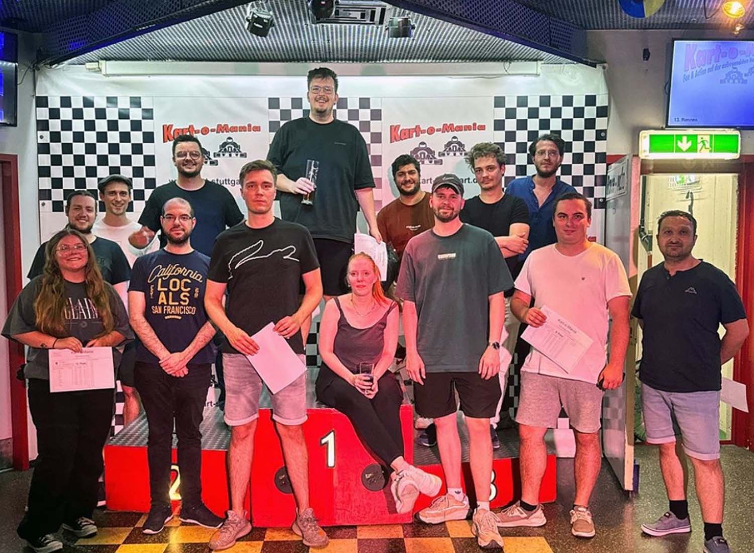 Mitarbeiter bei ECONSOR Ein Bild unserer Mitarbeiter auf einem Team-Event