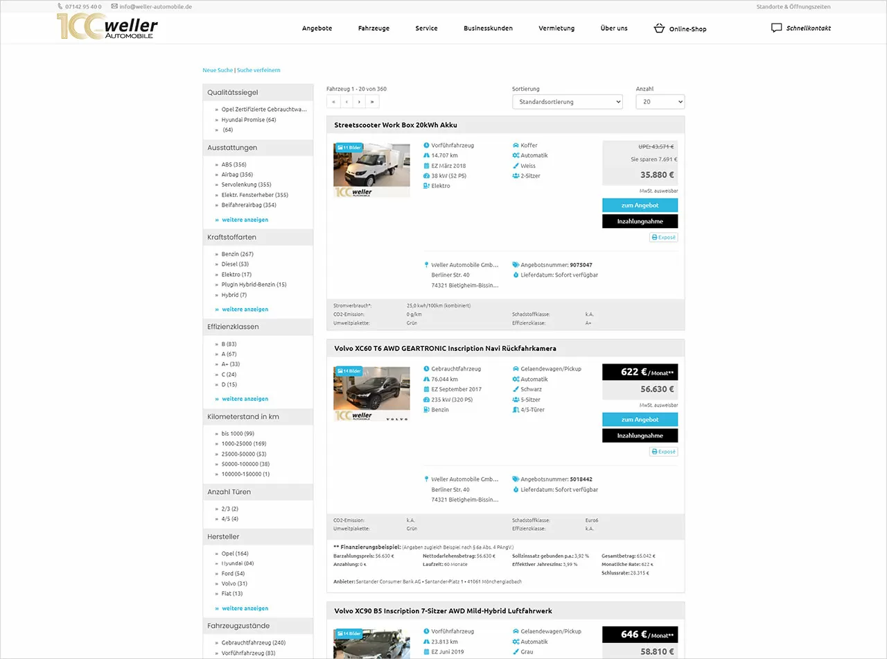 weller-fahrzeugdatenbank